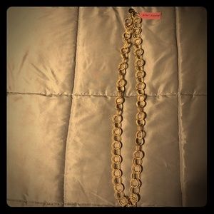 Betsey Johnson gold necklace